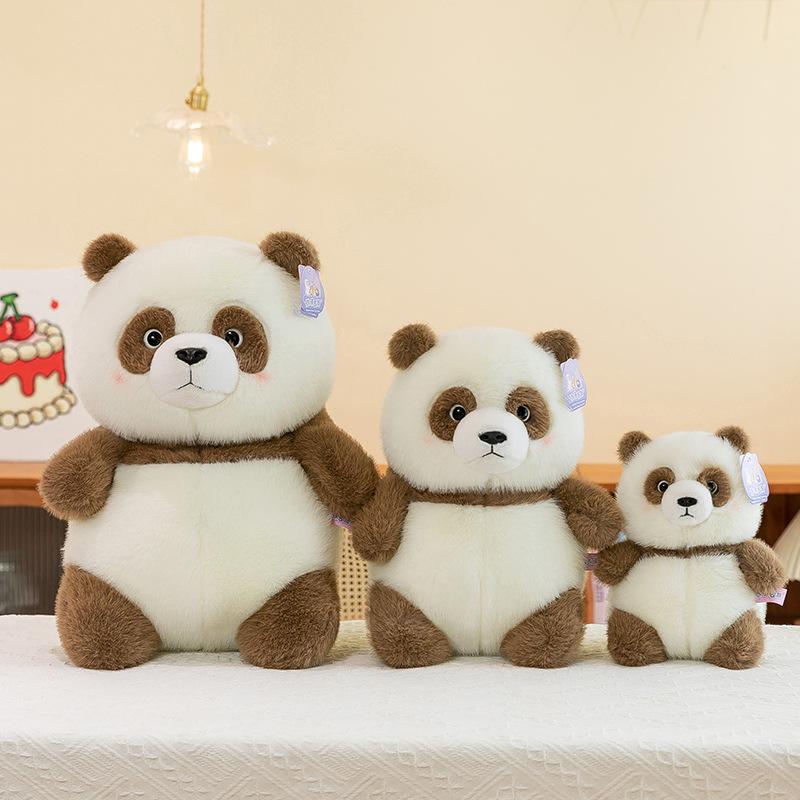 Cute Bubble Panda Doll Plush Toy Girl Bed Sleeping Doll Warm Heart To Accompany Girlfriend Birthday Gift