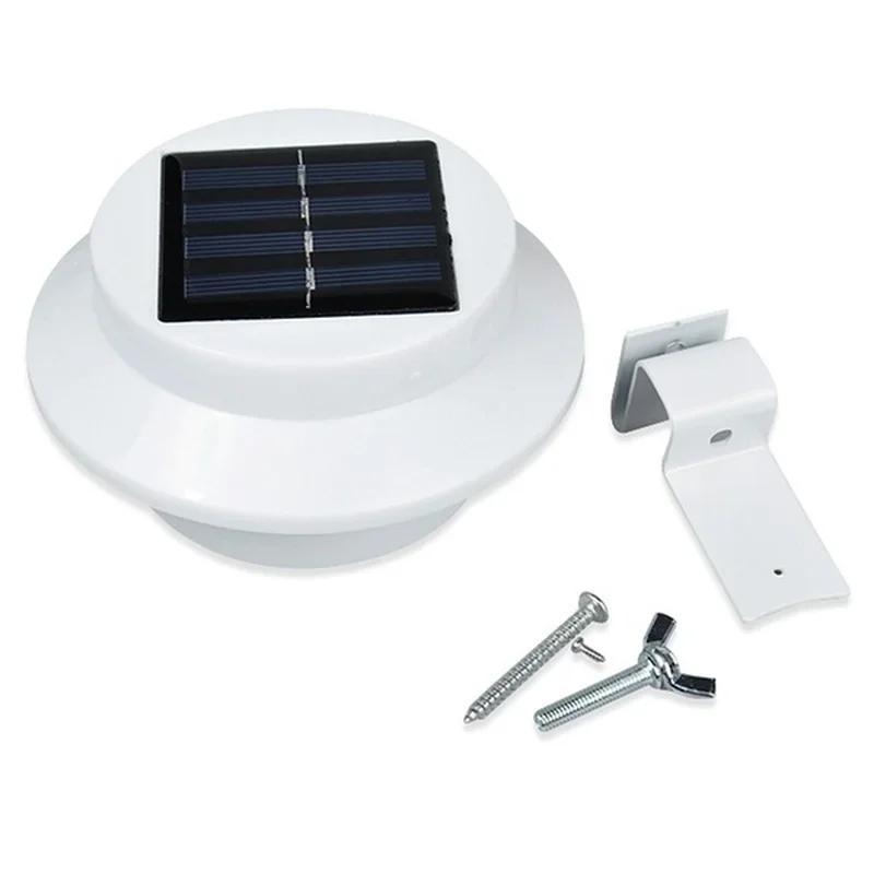 1 Pack LED Solar Light Outdoor Farm Waterproof Gutter Wall Light Path Light for Driveway Garden Fence Decorative Lighting