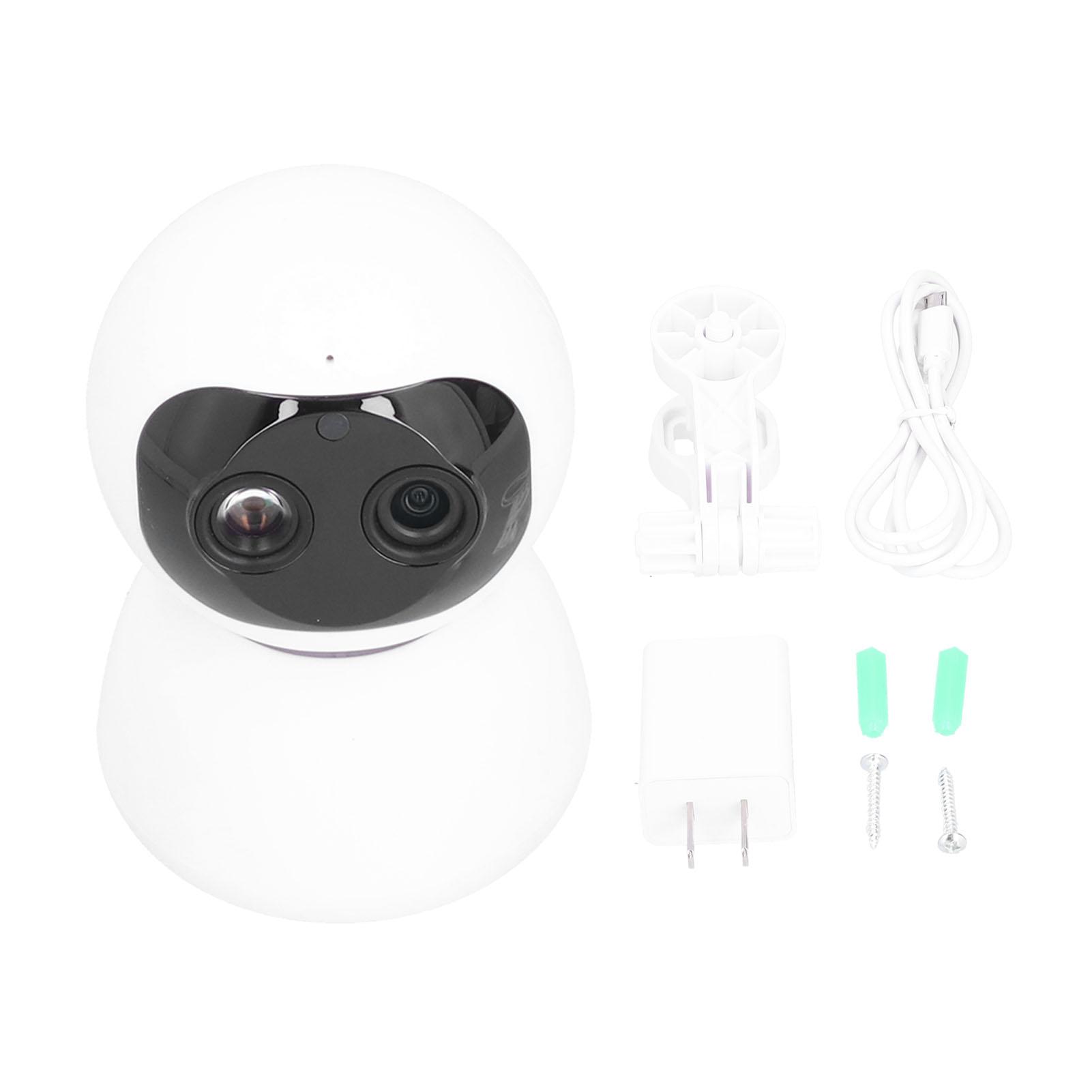 

2MP WIFI Dual Lens Camera Robot Surveillance Infrared Night Vision 2Way Audio 1080P 100240VUS