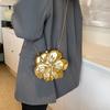 Acrylic flower women's dinner bag new fashionable small fresh personality women's shoulder messenger bag