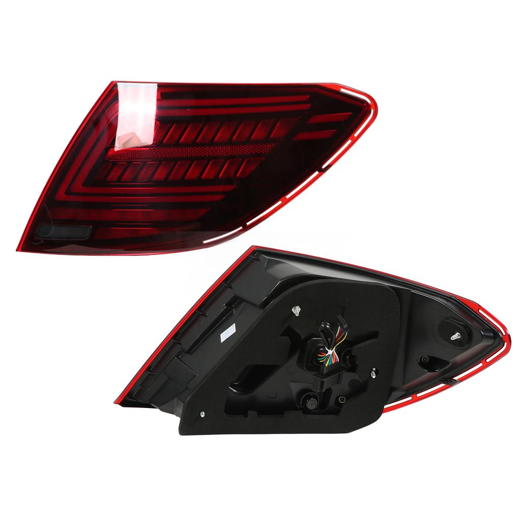 LED Tail Light Assembly Multifunction Sequential Replacement for Mercedes Benz C Class W204 C180 C200 C300 2007‑2014