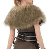 Faux Furs Shoulder Wrap For Gothic Punk And Fantasy Outfits Stylish Cosplay Accessory Theater Costume Shawl
