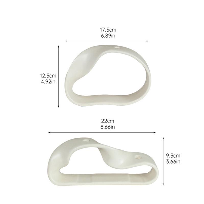 Abstract Art Vase Ornament White Hollow Flower Container for Living Room and Dining Table Ceramic Floral Vase Home Decoration
