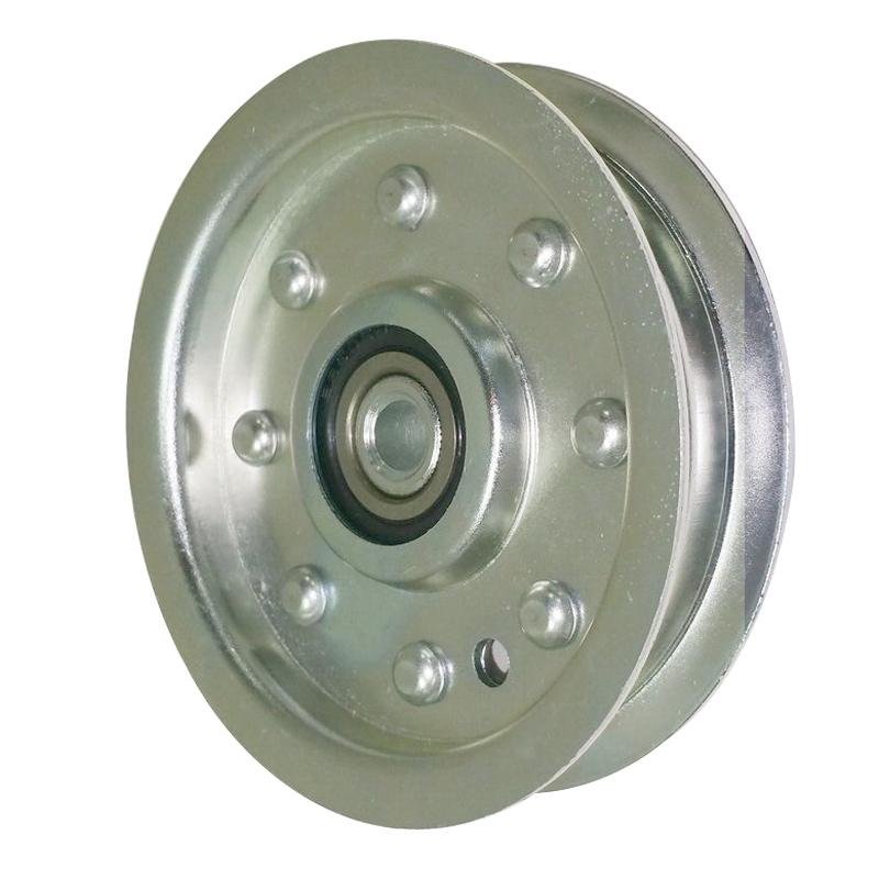 1pcs Single-slot White Zinc Pulley Lawn Mower Pulley With 46" Decks for MTD 956-0627 756-0627 756-0365