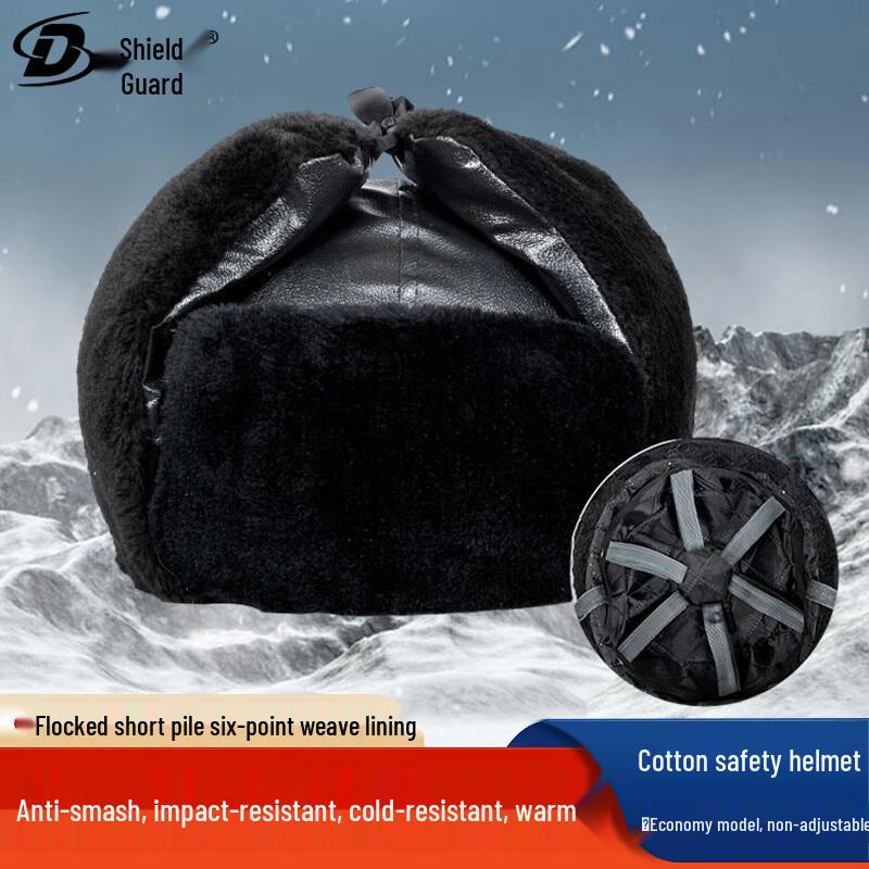Shieldguard Winter Warm ABS Safety Helmet