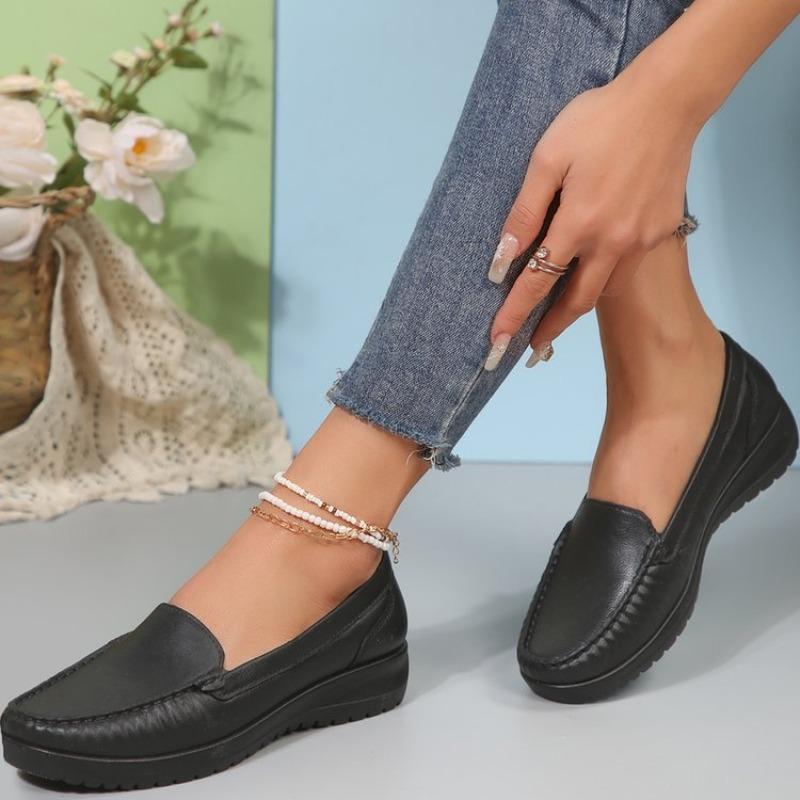 Fashion 2025 New Summer Style Fashionable Comfortable Thick Wear-resistant and Elegant Bottom One-step Women's Shoes Heightening