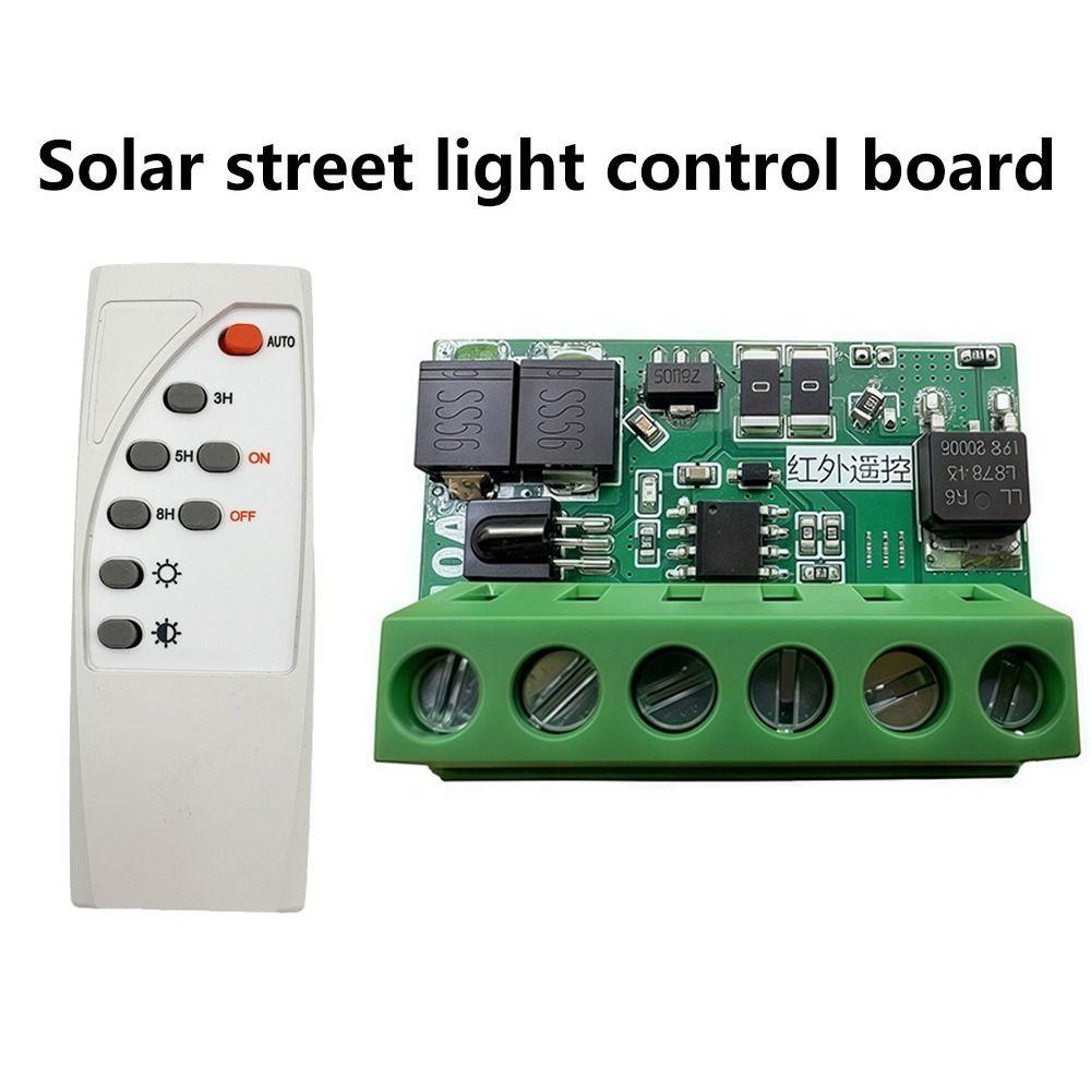 10A Solar Street Light Control Circuit Board DC 6-45V Solar Charging Controller