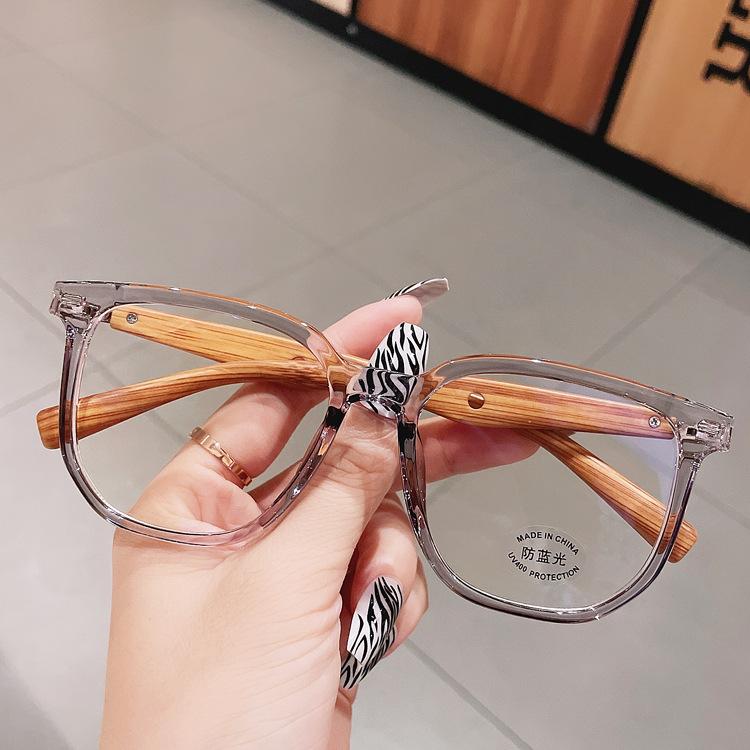 Big Square Reading Glasses Women Luxury Brand Rivet Anti Blue Light Computer Glasses Optical Prescription Eyewear