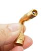 45/90/135 Degree Angle Brass Motorcycle Bent Valve Adaptor Tyre Tube Valve Extension Adapter for Car Truck Motorcycle Cycling Accessories