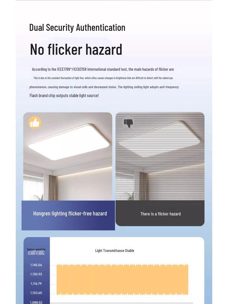 2025 Modern LED Ceiling Light for Bedroom, Study, or Living Room - Round and Simple Design