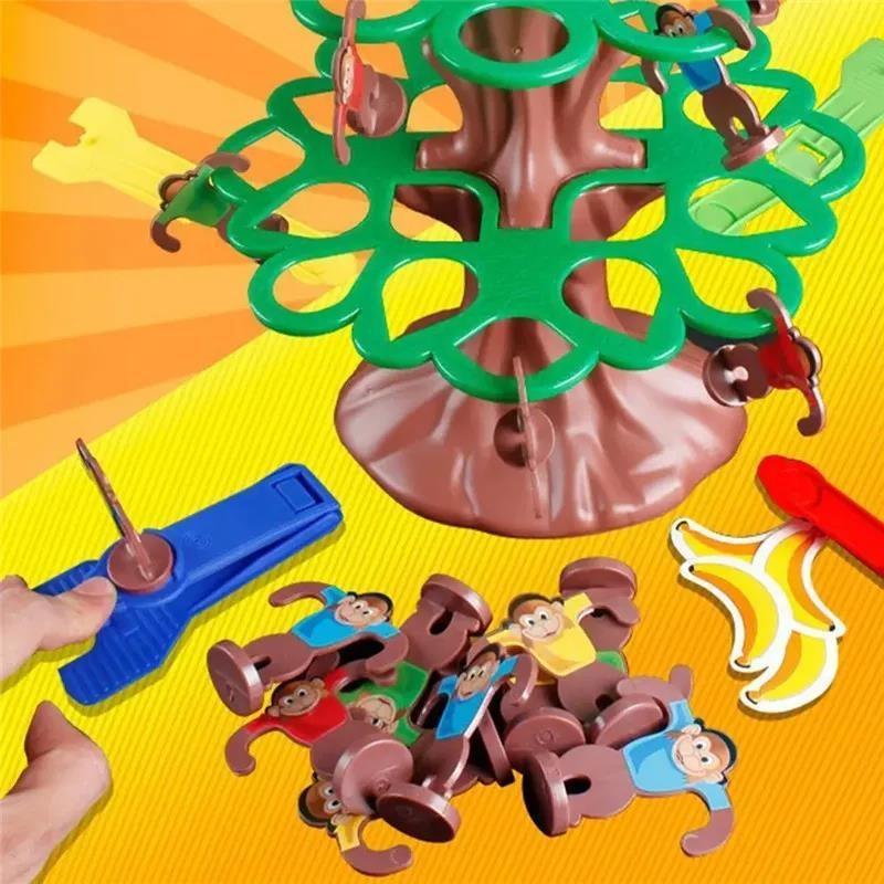 Jumping Monkey Climbing Tree Board Game Family Friends Interactive Party Desktop Game Toy for boys Girls birthday gift kids