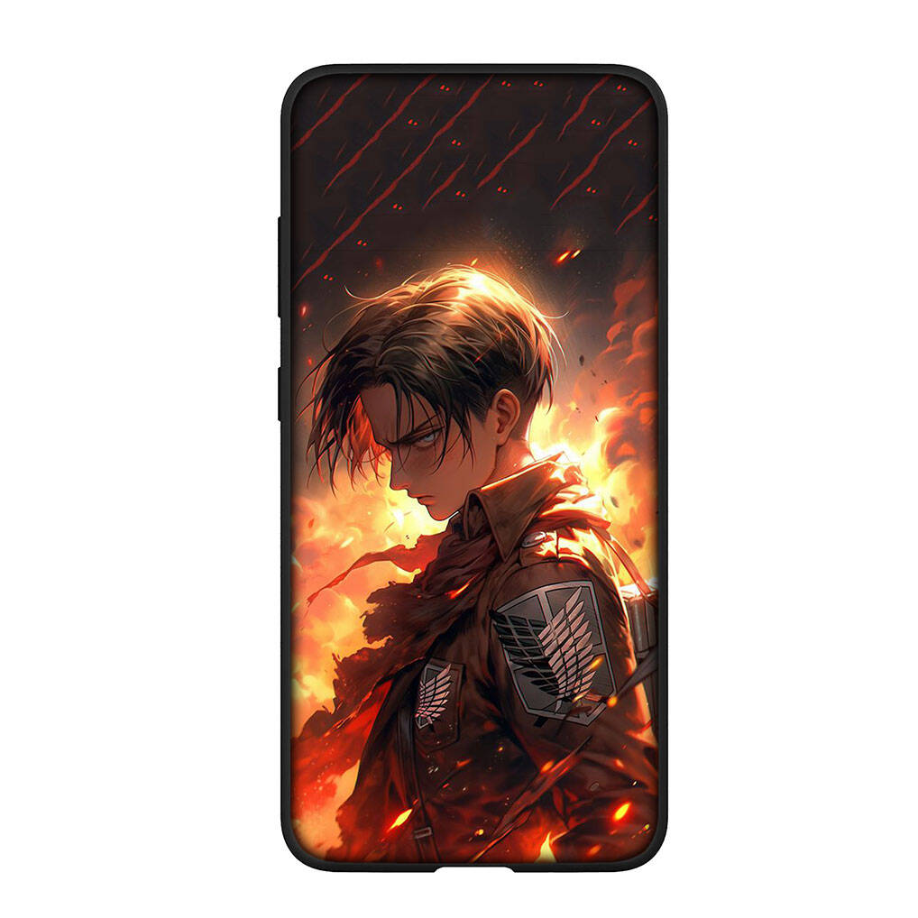 for iPhone 17 16 15 Xiaomi Poco F7 F8 X7 C85 C75 C71 M8 Redmi Note 14 13 12 11 Pro Max 14C 13C 15C A3 A4 Phone Case Levi Eren Jaeger Attack on Titan