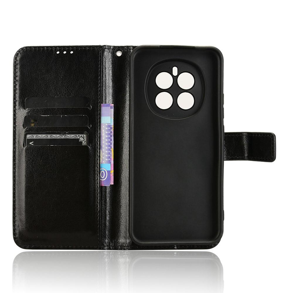 For Honor Magic7 5G Case Crazy Horse Texture PU Leather Phone Wallet Cover