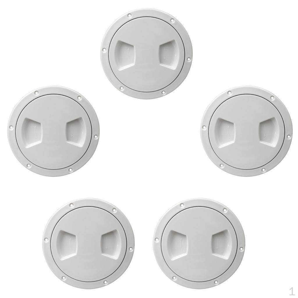 

5-Pack Marine Boat RV 5 Access Hatch Cover Plate Screws