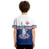Kids Independence Day Print Round Neck Short Sleeve Casual T-shirt