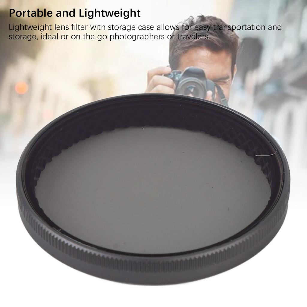 CPL Linsefilter HD Coating Bærbar Optisk Glass Polariseringsfilter Kamera Sirkulært Polariserende