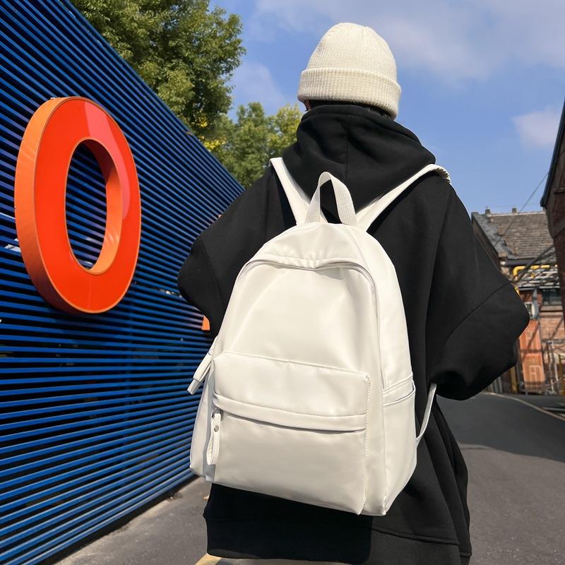 School Bag New College Backpack Unisex Couple Large-capacity Student School Bag