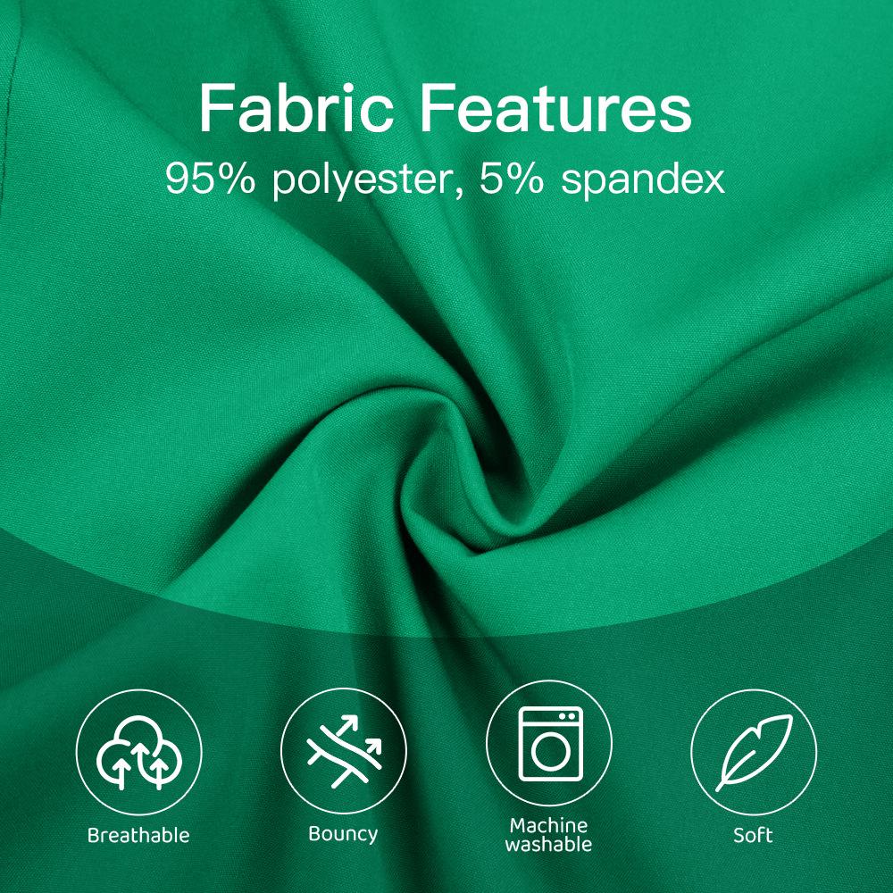 2025 Quick-Drying Elastic Washable Two-Piece Unisex Plus Size Doctor Nurse Uniform