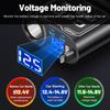 Retractable Car Phone Charger 66W Super Fast Cell Phone Charger PD USB Type C Voltage Detect Car Cigarette Lighter Adapter