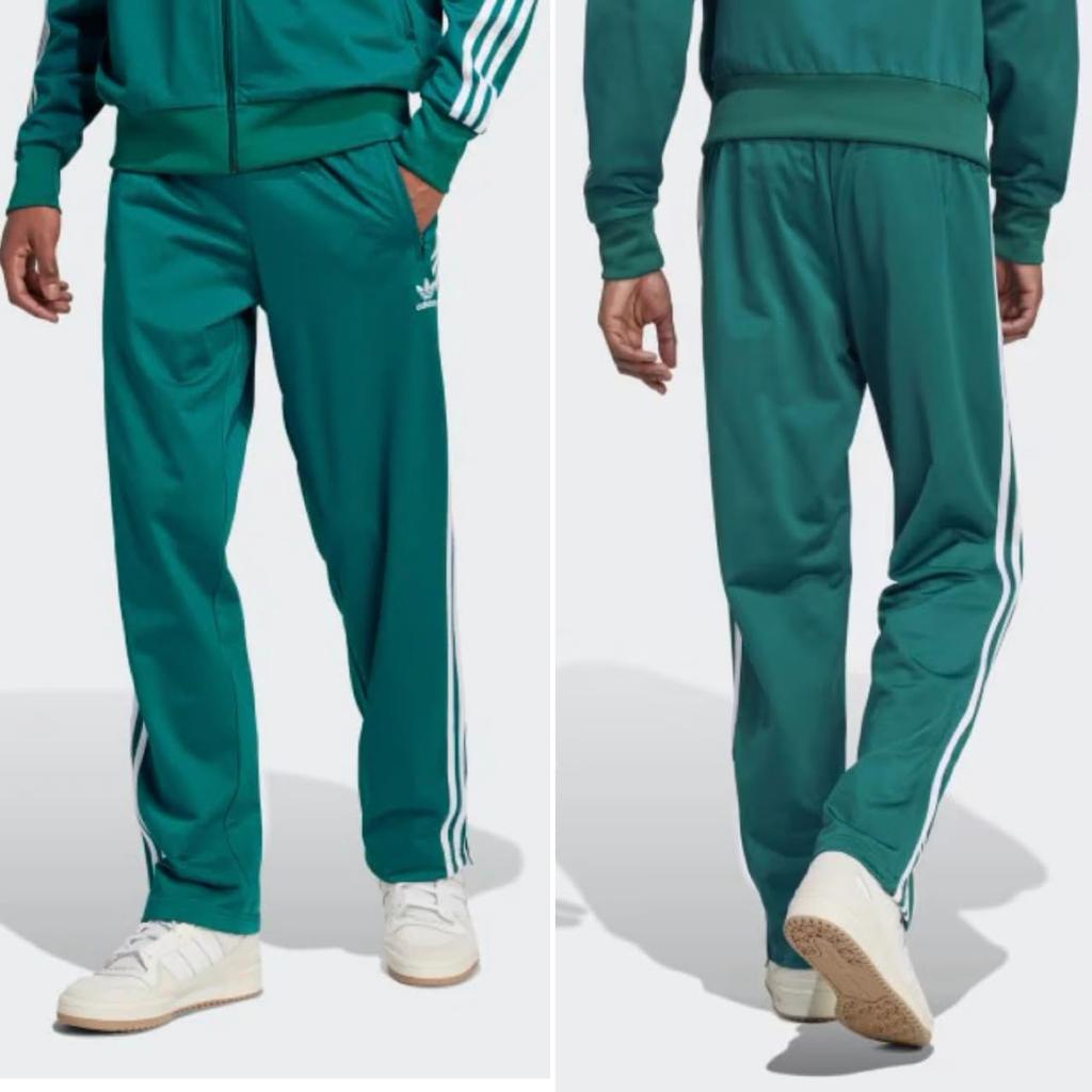 Adidas Originals Adicolor Classics Firebird Trainingsjacke und Hose Größe L Taille Trainingsanzug IY9889 x Grünes Set, (Brust 93-96cm, 79-82cm), Set, IY9895,