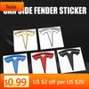 Car Sticker Tesla 5.6x6cm Metal Car Side Fender Emblem Window Sticker for Tesla Model 3 Y S X Roadster P75D P85D Whole Body Exte