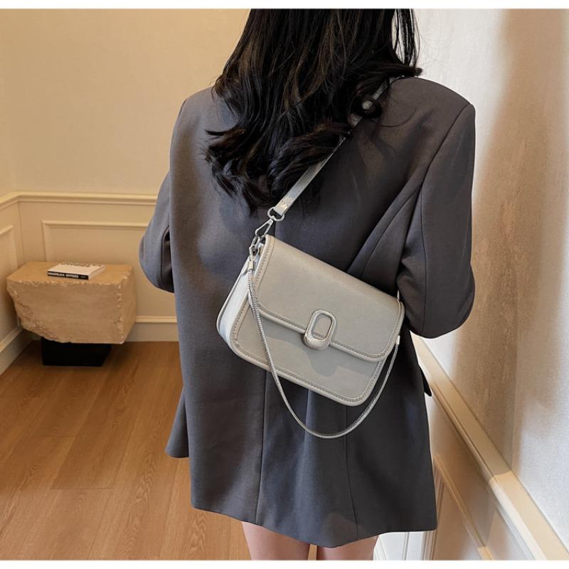 Portable Bowling Bag Women's New Spring and Summer Shoulder Messenger Bag High-end Versatile Small Square Bag