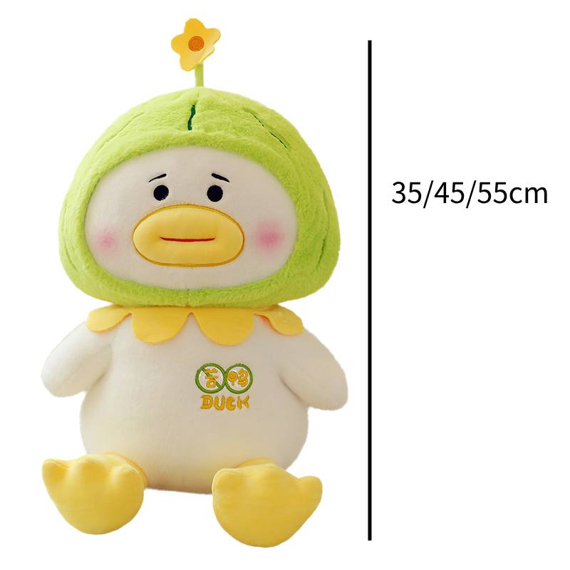 

Bitter Duck Pumpkin Melon Plush Toy Doll Pillow Pp Cotton Filling For Kids Gift Bitter Melon,35cm/13.78in