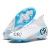 High-Cut Football Cleats Men Women Training On Artificial Turf Lightweight TPR Sole Soccer Shoes