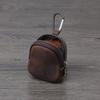 [Genuine Leather Key Pouch] Light Luxury Vintage Genuine Leather Key and Coin Pouch - Full-Grain Top-Layer Cowhide - Unisex Multi-Functional