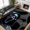 Crystal Velvet Rug Soft Non Slip Indoor Floor Mat Home DecorScream Ghostface