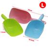 1Pc M/L Thickened Pet Food Shovel Dual Purpose Water and Food Spoon Cats Dogs Colored Plastic Dishes Spade Pet Supplies 3 Colors