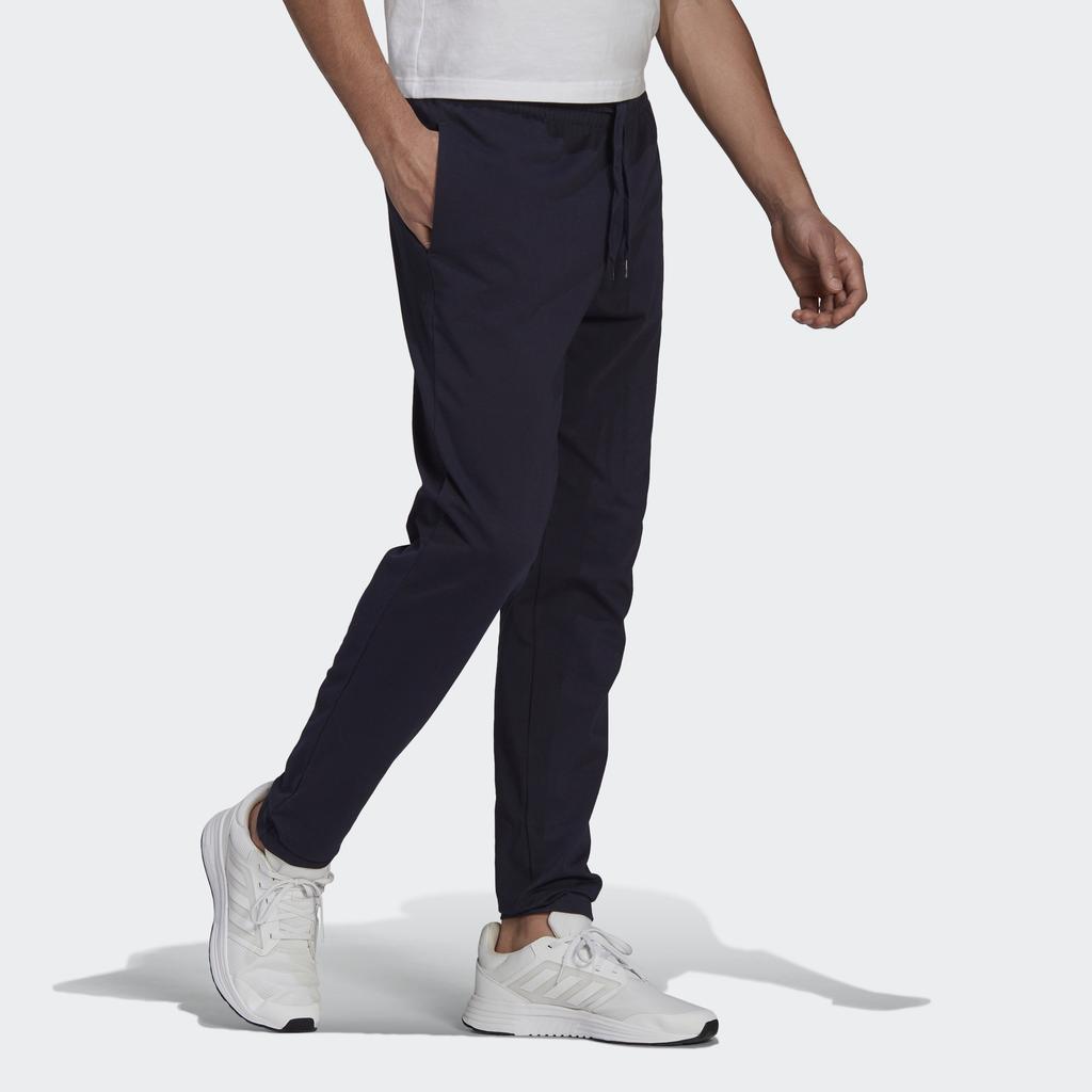 Adidas Casual Sports Drawstring Trousers Men Bottoms Legend-Ink-Blue GK9224