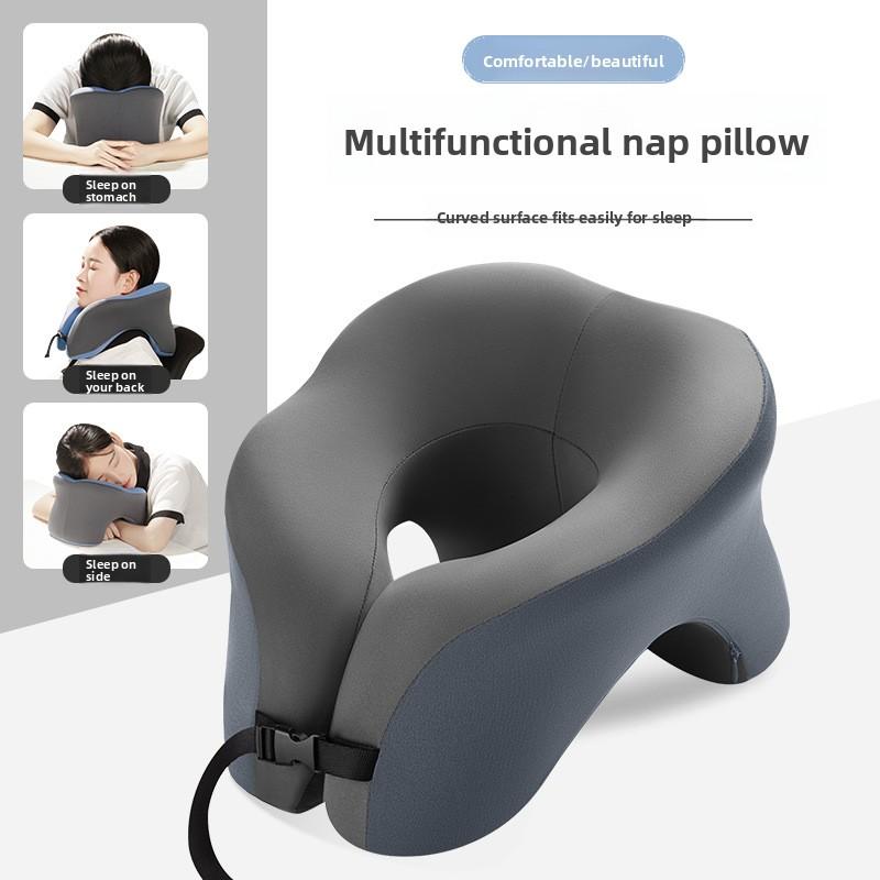 Ergonomic U Shaped Nap Pillow Multifunctional Rest Pillow For Office Workers And Students Lunch Break Sleeping Support