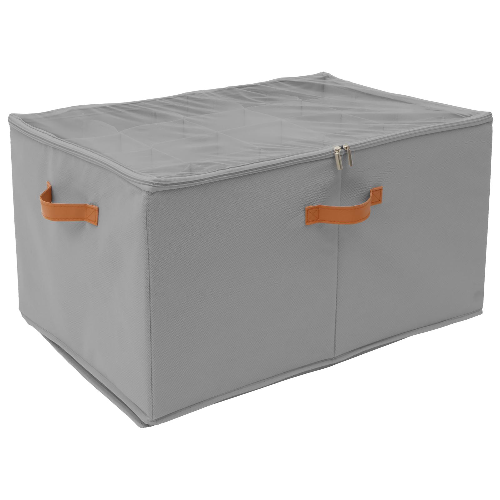 

Multiple Lattices Shoes Storage Box Foldable Separated Organizer Dustproof Cover With 4 Handle Dispenser Shoes Bins