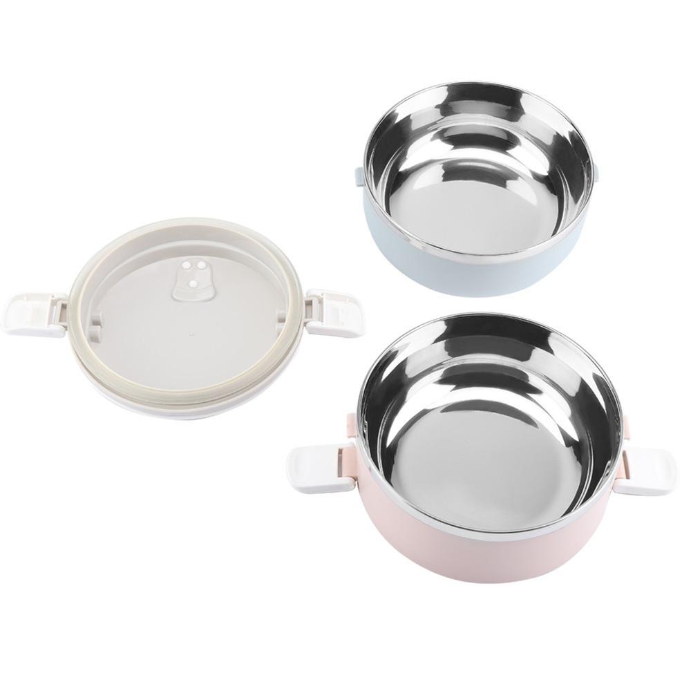 Stainless Steel Leakproof Food Container 2/4 Tier Food Container Thermal Lunch Box  For Office