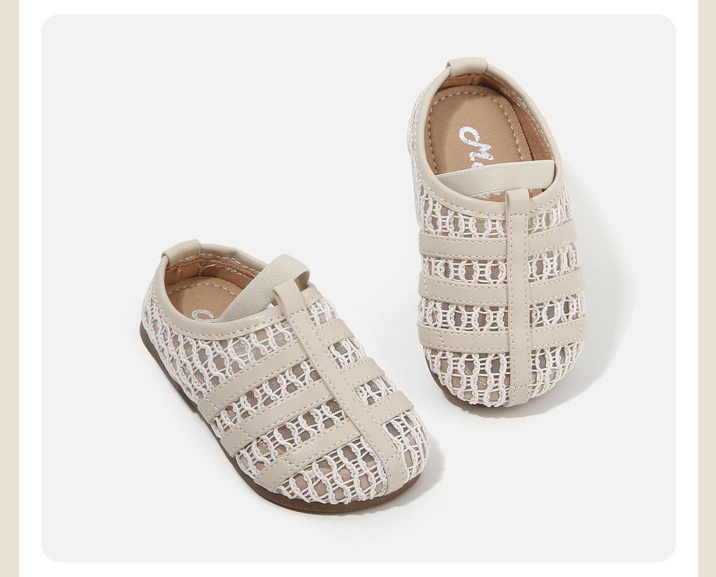 2026 Neuer Stil Geflochtene Lederslipper für Mädchen für Kleinkinder - Vielseitige Frühjahrs-Laufschuhe