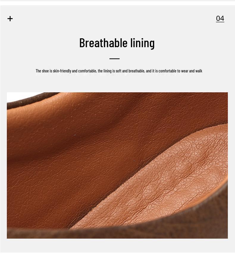 2025 Spring/Autumn Men's Genuine Leather Sneakers - Versatile, Breathable, and Soft Sole Casual Shoes