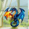 1 Piece of Charming Blue Dragon Acrylic Window Hanging Decoration, Four Seasons Decoration, Novelty Home Decor, Perfect Durable for Bedroom