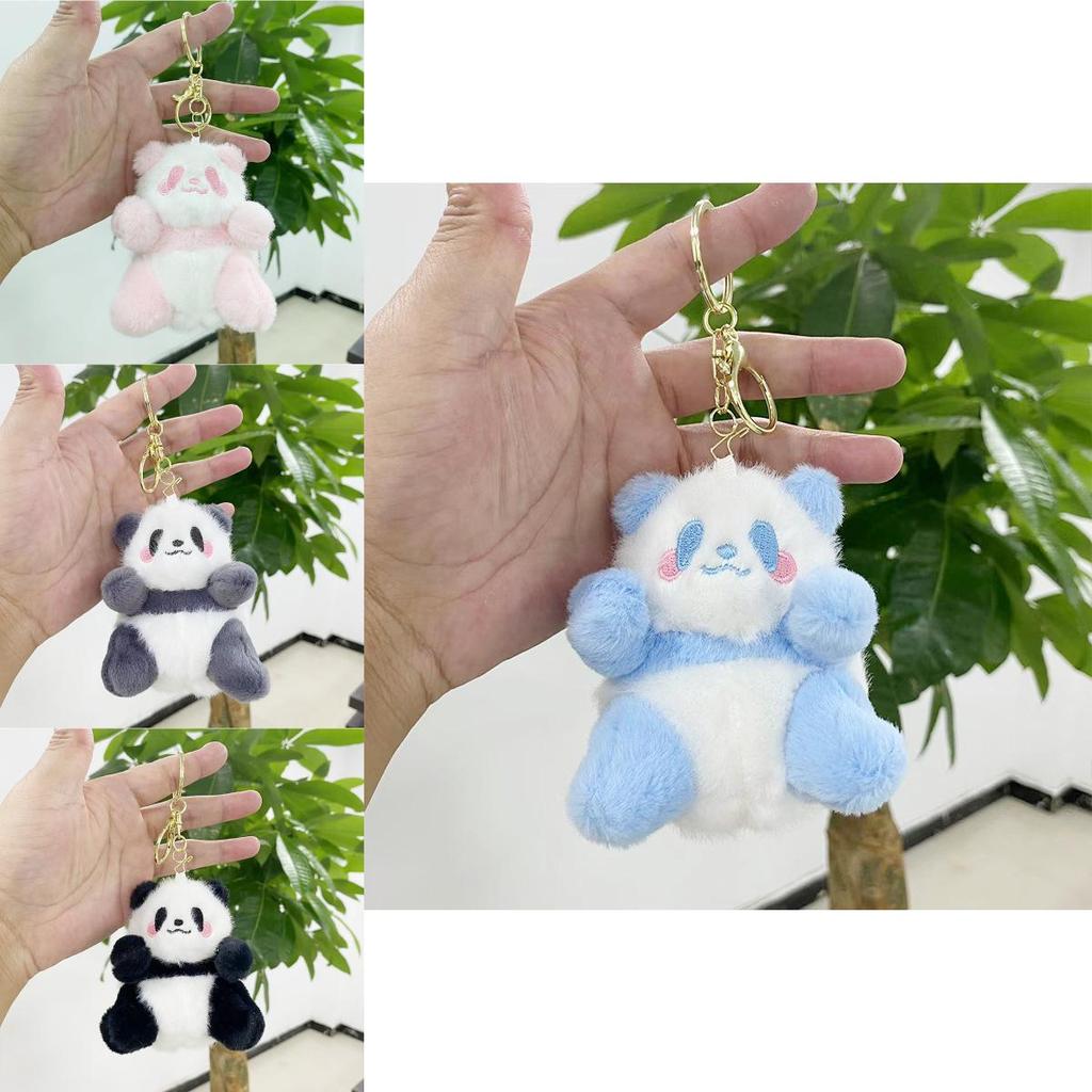 Adorable Soft Panda Plush Pendant Toy Ideal For Backpacks And Keychains Gifts
