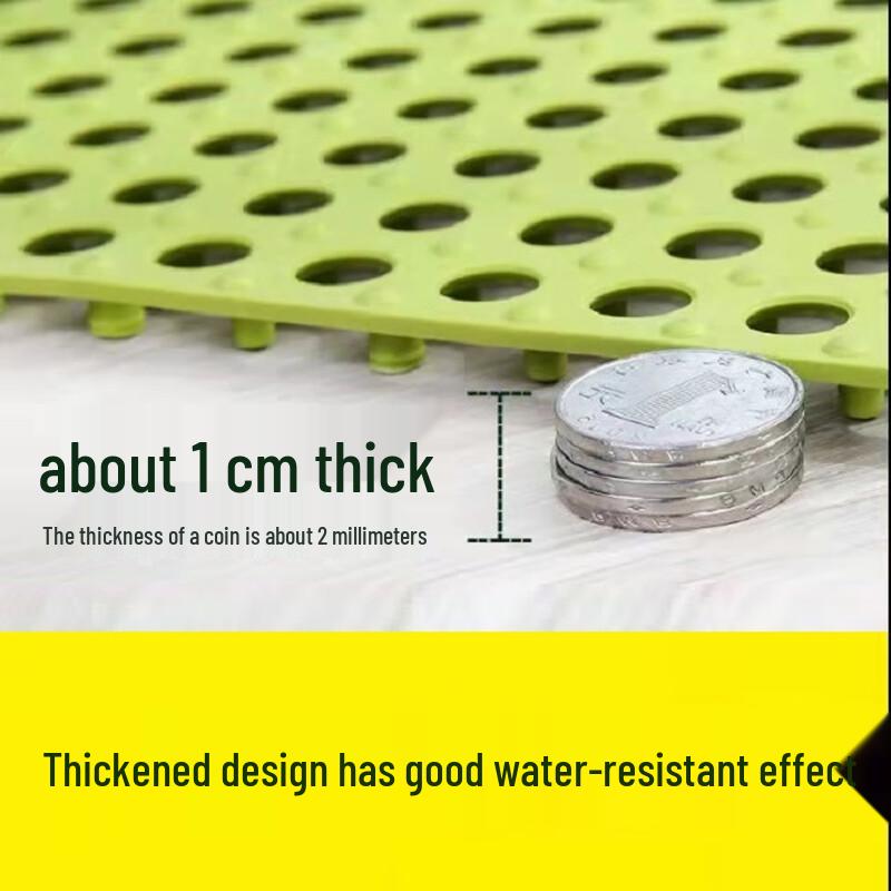 Modular Interlocking Rubber Floor Tiles