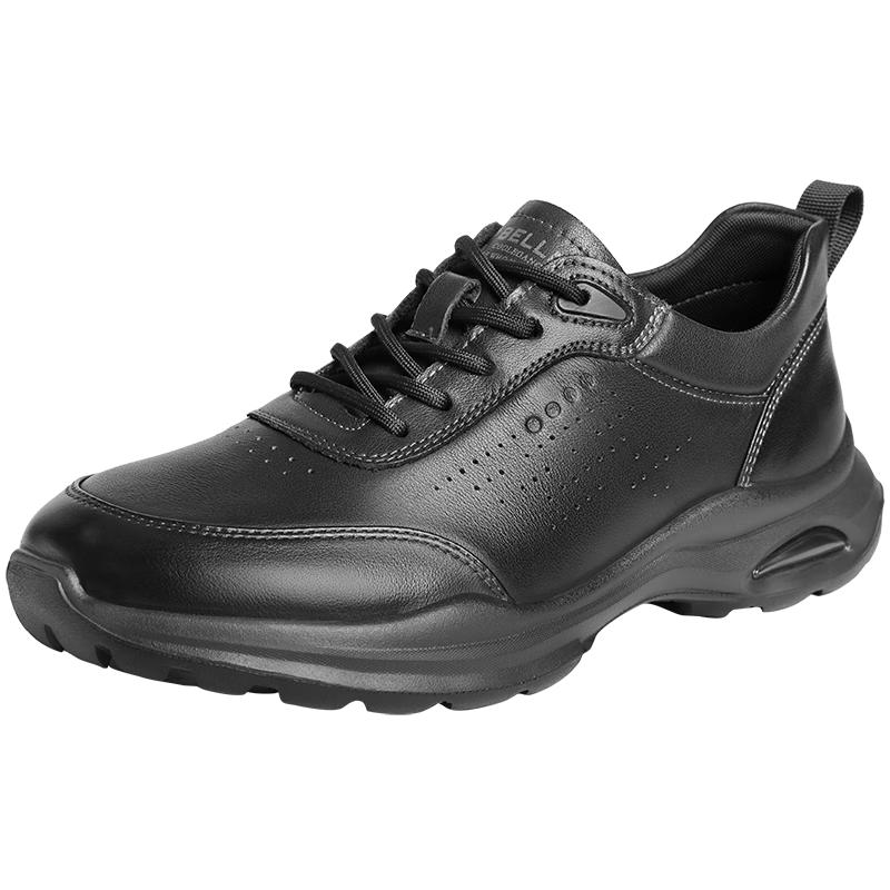 Belle Men s Leather Thick-Soled Casual Shoes EU 40 чёрный