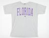 MaxMila Women’s Grey Florida Print Cotton T-Shirt Size M