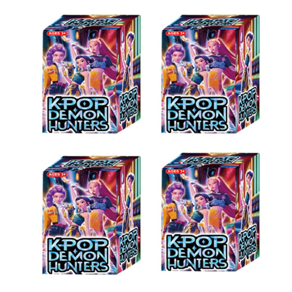 Kpop Demon Hunters Action Figure Blind Box Toy Derpys Tiger Rumi Mira Zoey Sussy Figurine Doll For Fans Gift Surprise Gift