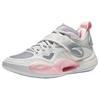 Anta Splash 6 Cushioning Slip Resistant Low top Basketball Shoes Men's White Gray Sneakers 112421108-3
