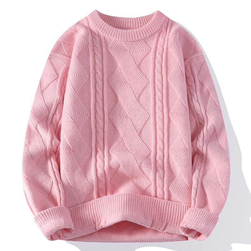 Hot Sale, Popular, New Casual Crew Neck Sweater In Autumn and Winter, Bottom Knitted Sweater, Large Size Loose Sweater.