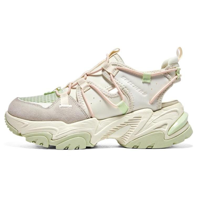 (WMNS) Skechers D lites Sandal White Grey Green Women s 119860-NTGR EU 37