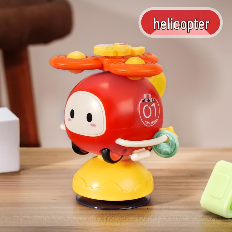 

Игрушка 2-в-1 для кормления и успокоения ребенка в самолете: Детский обеденный столик с вертолетом-спиннером