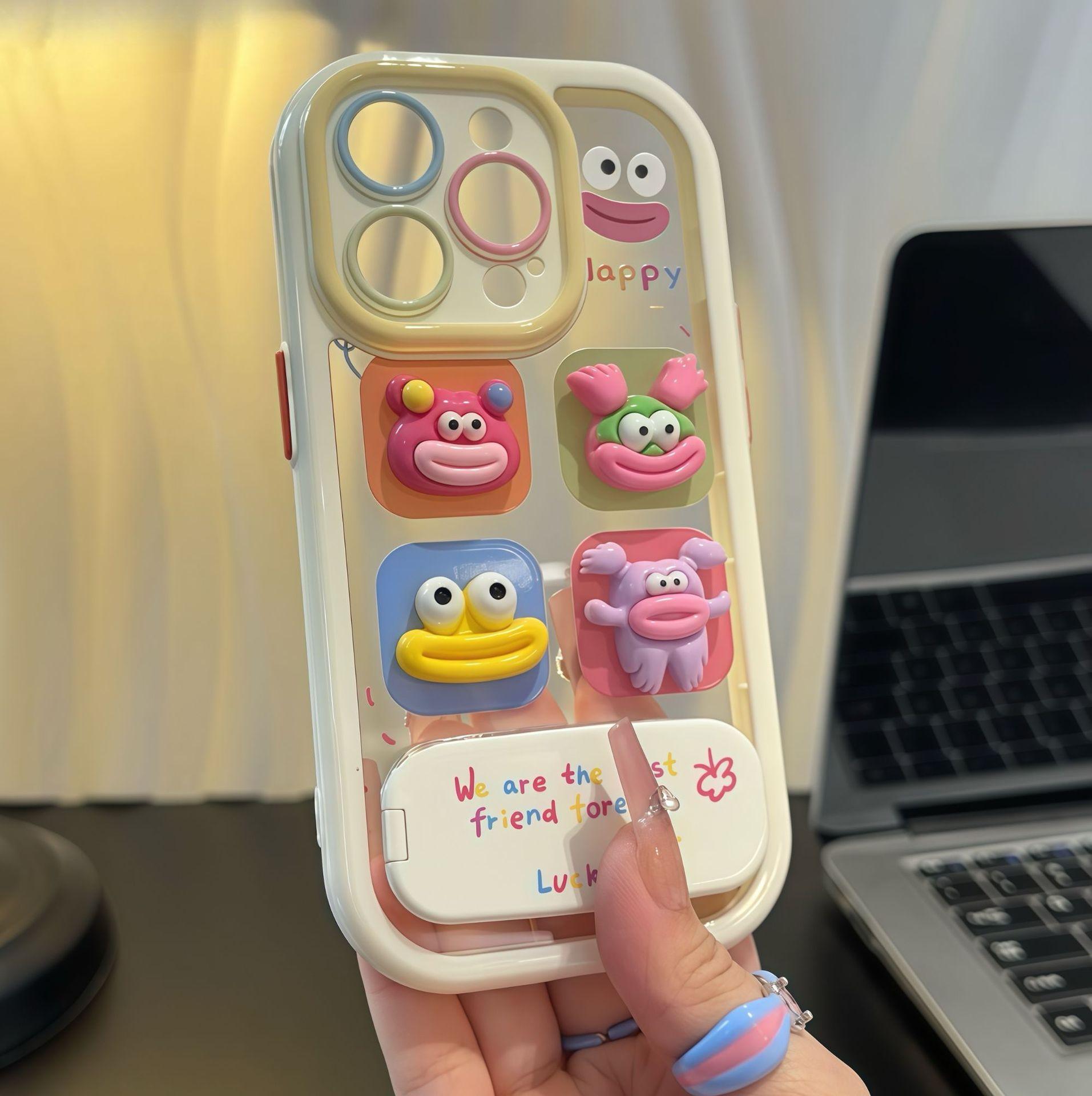 

Monster Big Mouth Phone Case for IPhone16/15promax Cartoon 14 Anti-fall 13 Creative 12 Advanced 11 For Apple 7