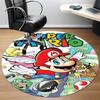 1 szt. Super Mario Bros. Okrągły dywanik biurowy, pod krzesła biurowe, do sypialni, salonu, wystroju domu  a1022284