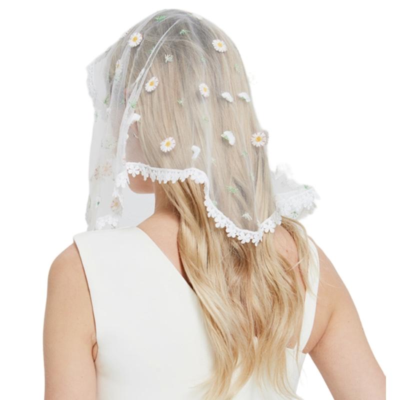 

Lace Church Veil Headcovering Latin Mass Embroidery Lace Veil Mantilla Veil Catholic Church Veil Triangle Mass Veil 1